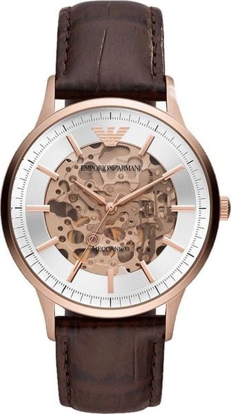 Zegarek Emporio Armani Zegarek męski EMPORIO ARMANI SKELETON AUTOMATIC AR60039 (zi055b). Zegarki męskie Emporio Armani, bez wzorów. Za 1,066.99 zł.