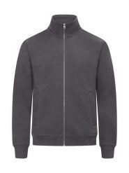 Clique Miami Cardigan — rozpinany kardigan unisex z mieszanki bawełny. Szare swetry męskie CLIQUE, xl, bez wzorów, z bawełny, bez kołnierzyka, bez ramiączek. Za 211.89 zł.