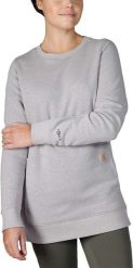 Bluza Carhartt Force Lightweight Asphalt Heather. Brązowe bluzy męskie Visent, m, bez wzorów, bez ramiączek, bez kaptura. Za 225.43 zł.