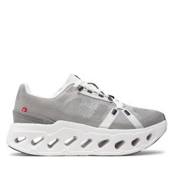 Buty do biegania On. Szare obuwie sportowe damskie On, bez wzorów, bez zapięcia, do biegania. Za 649.99 zł.