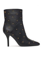 Tommy Hilfiger Botki High Heel Ankle Boot With Studs FW0FW09558 Czarny. Czarne botki damskie Tommy Hilfiger, bez wzorów, bez obcasa, na szpilce, bez zapięcia. Za 849.99 zł.