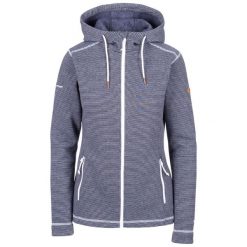 Bluza damska z kapturem Trespass Rootless. Niebieskie bluzy damskie Trespass, m, bez wzorów, bez ramiączek, z kapturem. Za 222.25 zł.