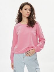Liu Jo Bluza TA4225 FS090 Różowy Regular Fit. Czerwone bluzy damskie Liu Jo, s, bez wzorów, z bawełny, bez ramiączek, bez kaptura. Za 519.99 zł.