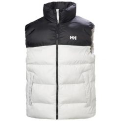 Kurtka puchowa bez rękawów Helly Hansen Active. Czarne kurtki męskie Helly Hansen, bez wzorów, z puchu, bez kaptura. W wyprzedaży za 559.20 zł.