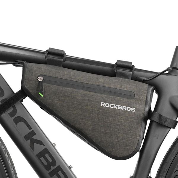Torba rowerowa Rockbros na ramę. Zielone torby na ramię męskie ROCKBROS, z materiału, na ramię. Za 98.50 zł.