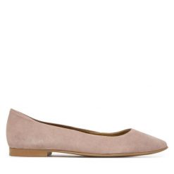 Baleriny Tamaris. Czerwone balerinki damskie Tamaris, bez wzorów, bez obcasa, bez zapięcia. Za 287.99 zł.
