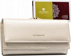 Peterson Skórzany damski portfel Peterson PTN 421028-SBR-BE NoSize. Portfele damskie Peterson. Za 230.74 zł.