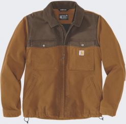 Kurtka męska Carhartt Kurtka Carhartt Montana Rugged Flex Duck Brown. Brązowe kurtki męskie Carhartt, m, bez wzorów, bez kaptura. Za 585.30 zł.