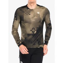 Bluza rowerowa męska Fox Flexair Ascent LS Jersey Pulse. Brązowe bluzy męskie FOX, m, bez wzorów, z jersey, sportowe, bez ramiączek, bez kaptura. Za 308.99 zł.