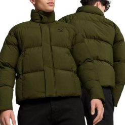 Kurtka zimowa męska Puma 621673 31 Oversized Puff. Zielone kurtki męskie Puma, na zimę, m, bez wzorów, z materiału, bez kaptura. Za 279.00 zł.