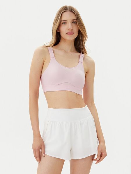 Under Armour Biustonosz sportowy Ua Infinity High 1384112 Różowy. Czerwone koszulki sportowe damskie Under Armour, bez wzorów, z syntetyku, bez ramiączek, na fitness i siłownię. Za 139.99 zł.