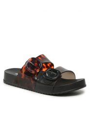Melissa Klapki Melissa Cozy Slide Ad 33913 Czarny. Czarne klapki damskie Melissa, bez wzorów, z tworzywa sztucznego, bez obcasa, bez zapięcia. Za 199.99 zł.