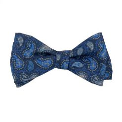 Mucha Do Samodzielnego Wiązania - His Story - Granatowa, Paisley. Niebieskie krawaty i muchy His Story, z aplikacjami, z mikrofibry, eleganckie. Za 79.00 zł.