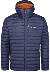 Kurtka microlight alpine-deep ink-marmalade-l RAB. Kurtki męskie NoName, l, bez wzorów, bez kaptura. Za 946.44 zł.