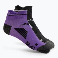 Skarpety Mizuno Active Training Mid 2. Fioletowe skarpety męskie Mizuno, bez wzorów, z elastanu. Za 38.99 zł.