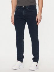 Tommy Jeans Jeansy Austin DM0DM21071 Granatowy Slim Fit. Niebieskie jeansy męskie Tommy Jeans, z bawełny. Za 389.99 zł.