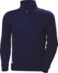 Helly Hansen Sweater HELLY HANSEN Manchester Half Zip Sweatshirt, blue 2XL. Niebieskie bluzy męskie Helly Hansen, m, bez wzorów, bez ramiączek, bez kaptura. Za 171.38 zł.