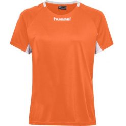 Koszulka sportowa z krótkim rękawem damska Hummel Core Team Jersey Woman S/S. Brązowe koszulki sportowe damskie Hummel, s, bez wzorów, z jersey, bez ramiączek, do piłki nożnej. Za 37.00 zł.