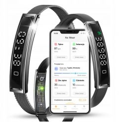 Opaska Smartband Bluetooth Pulsometr Krokomierz Wodoodporna Sen Sport Woda. Krokomierze JG Smart. Za 179.99 zł.
