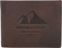 Peterson Skórzany męski portfel Peterson PTN N992-BE-MOUNTAIN NoSize. Portfele męskie Peterson, bez wzorów. Za 89.00 zł.