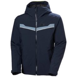 Kurtka narciarska Helly Hansen Panorama 2.0. Niebieskie kurtki sportowe męskie Helly Hansen, m, bez wzorów, z poliamidu, bez kaptura, narciarskie, primaloft. Za 1,280.10 zł.