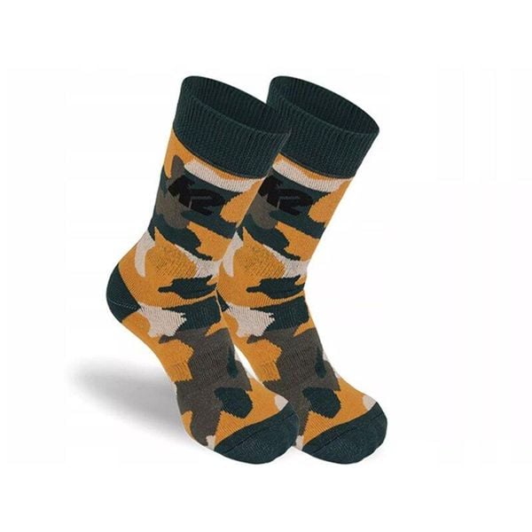 Skarpety K2 Junior Orange Green 12714/01 2021. Brązowe skarpety męskie K2, bez wzorów. Za 39.00 zł.