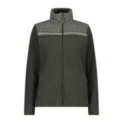 Bluza damska turystyczna CMP 34J0486. Zielone bluzy damskie CMP, s, bez wzorów, z materiału, sportowe, bez ramiączek, bez kaptura. Za 415.50 zł.