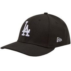 Czapka New Era Stretch Snap 9Fifty Los Angeles Dodgers, Dla obu płci. Czarne czapki damskie New Era, bez wzorów, z poliesteru. Za 139.99 zł.