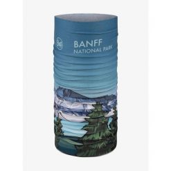 Chusta wielofunkcyjna Buff Coolnet UV National Parks - banff. Niebieskie szaliki męskie Buff, bez wzorów. Za 84.69 zł.