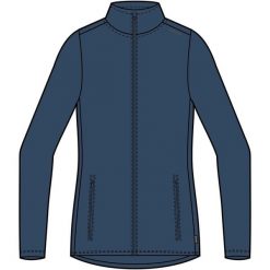 Bluza damska VIKING Tesero Lady. Niebieskie bluzy damskie Viking, l, bez wzorów, z materiału, sportowe, bez ramiączek, bez kaptura. Za 239.90 zł.