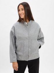 Noisy May Kurtka - Halston Kobiety szary, M. Szare kurtki sportowe damskie Noisy May, m, bez wzorów, bez ramiączek, bez kaptura. Za 349.95 zł.