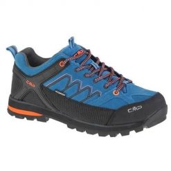 Buty do chodzenia męskie CMP Moon Low. Niebieskie buty zimowe męskie CMP, bez wzorów, bez obcasa, bez zapięcia. Za 439.99 zł.