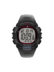 Timex Zegarek Ironman Classic TW5M64400 Czarny. Czarne, cyfrowe zegarki męskie Timex, bez wzorów. Za 329.99 zł.