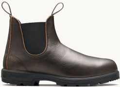 Buty trekkingowe damskie Blundstone Chelsea Boots Brązowe 40 (2440-BROWN). Brązowe obuwie trekkingowe damskie Blundstone, bez zapięcia. Za 809.67 zł.