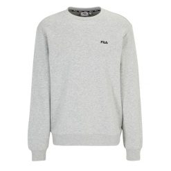 Bluza męska FILA Brustem Crew Sweat. Szare bluzy męskie Fila, m, bez wzorów, bez ramiączek, bez kaptura. Za 139.99 zł.