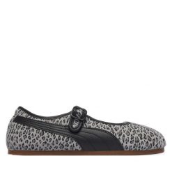 Baleriny Puma. Szare balerinki damskie Puma, bez wzorów, bez obcasa, bez zapięcia. Za 279.99 zł.
