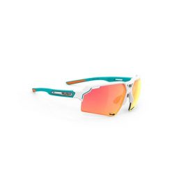 Okulary Rudy Project DELTABEAT WHITE EMERALD MATTE - Multilaser Orange. Białe okulary przeciwsłoneczne damskie Rudy Project. Za 640.00 zł.