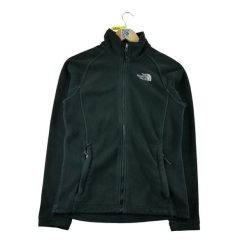 Second life - The North Face polar męska czarna kurtka - Stan dobry. Czarne kurtki męskie The North Face, l, bez wzorów, z materiału, wizytowe, bez kaptura. Za 106.46 zł.