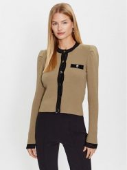 Liu Jo Kardigan CF3015 MS99E Brązowy Regular Fit. Brązowe kardigany damskie Liu Jo, m, bez wzorów, z wiskozy, bez kołnierzyka. Za 849.99 zł.