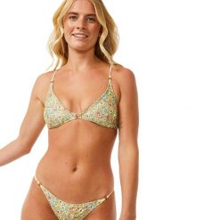 Dół od stroju kąpielowego Rip Curl Sea Of Dreams Cheeky. Zielone bikini RIPCURL, m, bez wzorów. Za 119.99 zł.