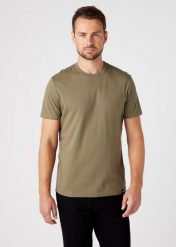 WRANGLER SS 2 PACK TEE MĘSKI T-SHIRT KOSZULKA DWUPAK DUSTY OLIVE W7BADHX45 112146280. Zielone t-shirty męskie Wrangler, m, bez wzorów, bez kołnierzyka, bez ramiączek. Za 119.99 zł.