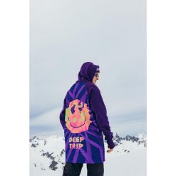 Bluza outdoorowa z kapturem męska DEEP TRIP Mood softshell. Fioletowe bluzy męskie DEEP TRIP, na zimę, m, bez wzorów, z softshellu, sportowe, bez ramiączek, z kapturem. Za 499.00 zł.