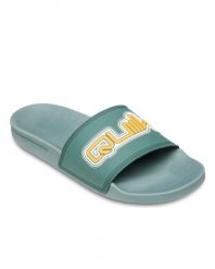 Sandały wsuwane dla Mężczyzn RIVI Zielony. Zielone sandały męskie Quiksilver, bez wzorów, z gumy, bez zapięcia. Za 179.99 zł.