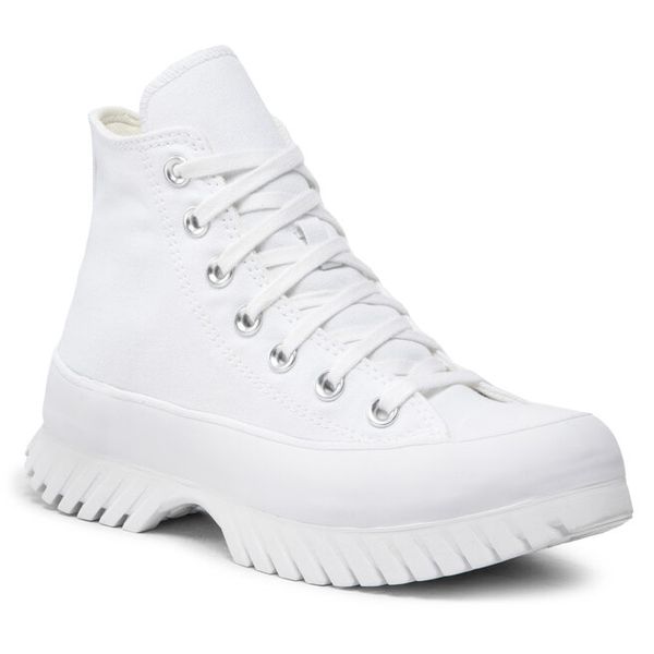 Trampki Converse. Białe trampki i tenisówki damskie Converse, bez wzorów, bez zapięcia. Za 269.99 zł.