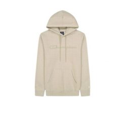 Bluza Champion beżowa 220782-YS084 z kapturem. Brązowe bluzy damskie ЇDLO, s, bez wzorów, z bawełny, klasyczne, bez ramiączek, z kapturem. Za 190.99 zł.