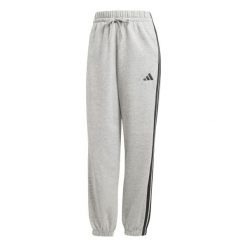 Damskie spodnie dresowe adidas Essentials 3-Stripes. Czarne spodnie dresowe damskie Adidas, bez wzorów, z dresówki, sportowe, długie, na fitness i siłownię. Za 236.00 zł.