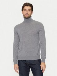 Liu Jo Golf QXX006 MA27P Szary Regular Fit. Szare swetry męskie Liu Jo, m, bez wzorów, z wełny, bez kołnierzyka, bez ramiączek. Za 289.99 zł.