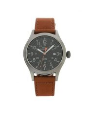 Timex Zegarek Expedition Scout TW4B26000 Brązowy. Brązowe, analogowe zegarki męskie Timex, bez wzorów. Za 309.99 zł.