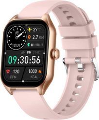 Smartwatch Rubicon RNCF03 Różowy. Czerwone zegarki smartwatch Rubicon, bez wzorów. Za 141.75 zł.