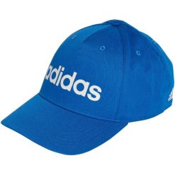 Czapka z daszkiem adidas Daily Cap. Zielone czapki damskie Adidas, bez wzorów, z bawełny, klasyczne. Za 59.00 zł.